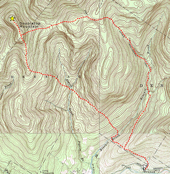 Doubletop Map