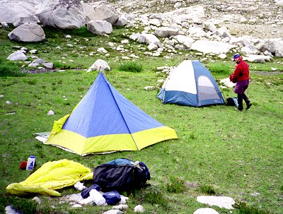 Campsite -- Upper Kern-Kaweah Basin